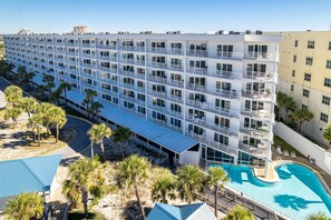 Condo, 2 Bedrooms | Exterior - Seacrest 314 is a 2 BR Gulf Side on Okaloosa Island by RedAwning (Fort Walton Beach)
