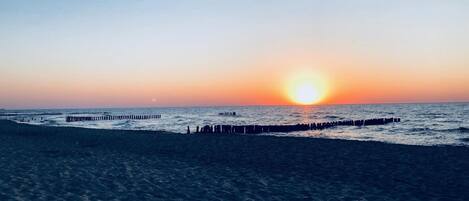Aan het strand