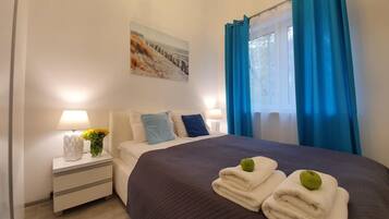 1 habitación, cunas, wifi gratis y ropa de cama