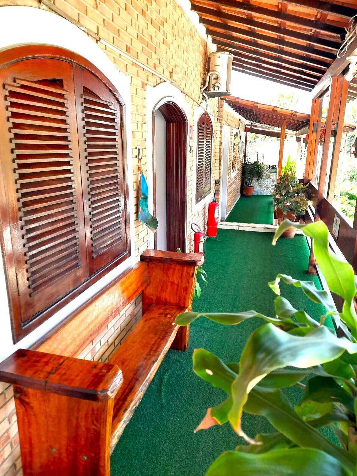 Quarto triplo superior | Área de estar