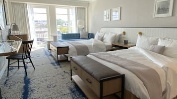 Hypo-allergenic bedding, free minibar items, in-room safe