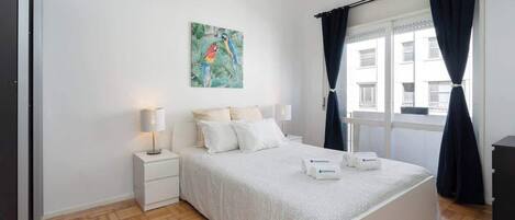 1 sovrum, strykjärn/strykbräda, wi-fi och sängkläder