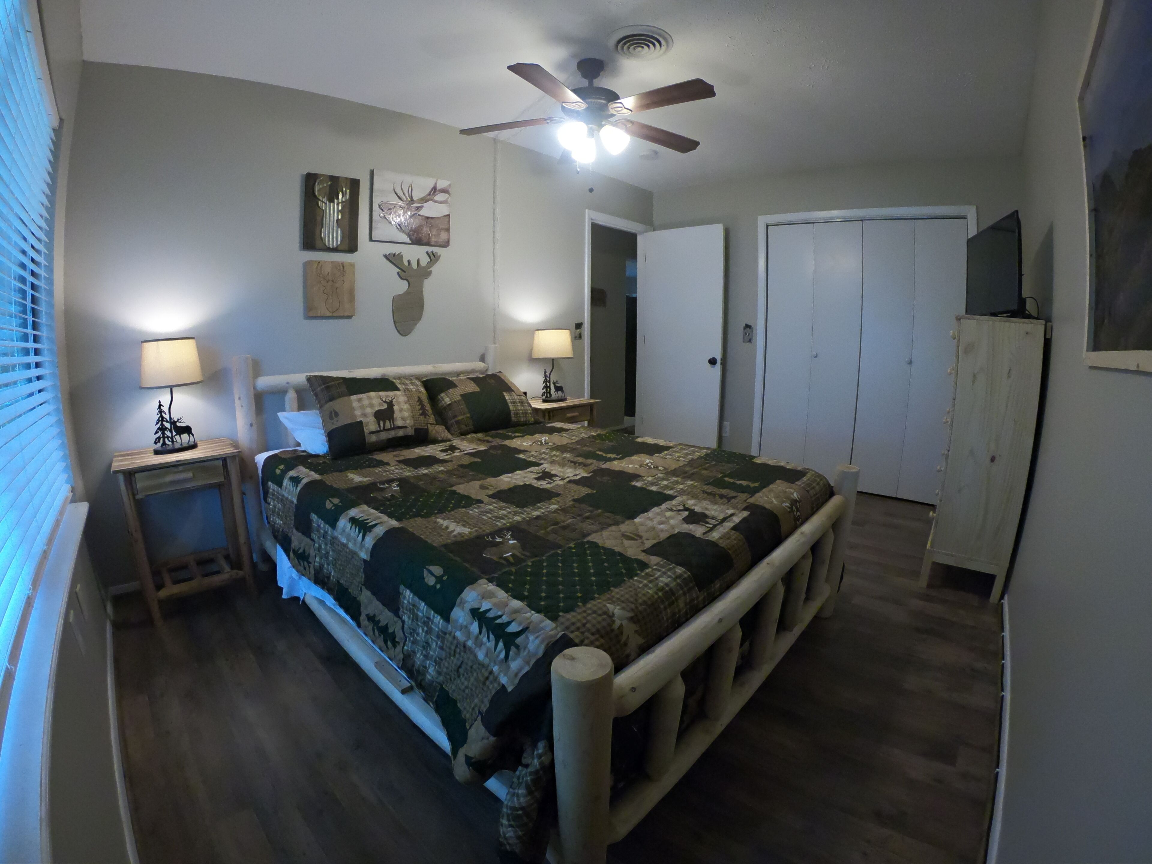 2 bedrooms, iron/ironing board, travel crib, WiFi