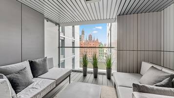 Deluxe-Apartment | Balkon