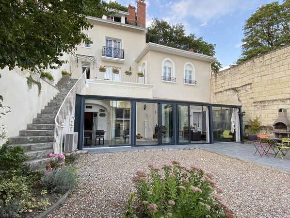 Façade de l’hébergement