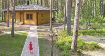 A family-friendly cottage with sauna