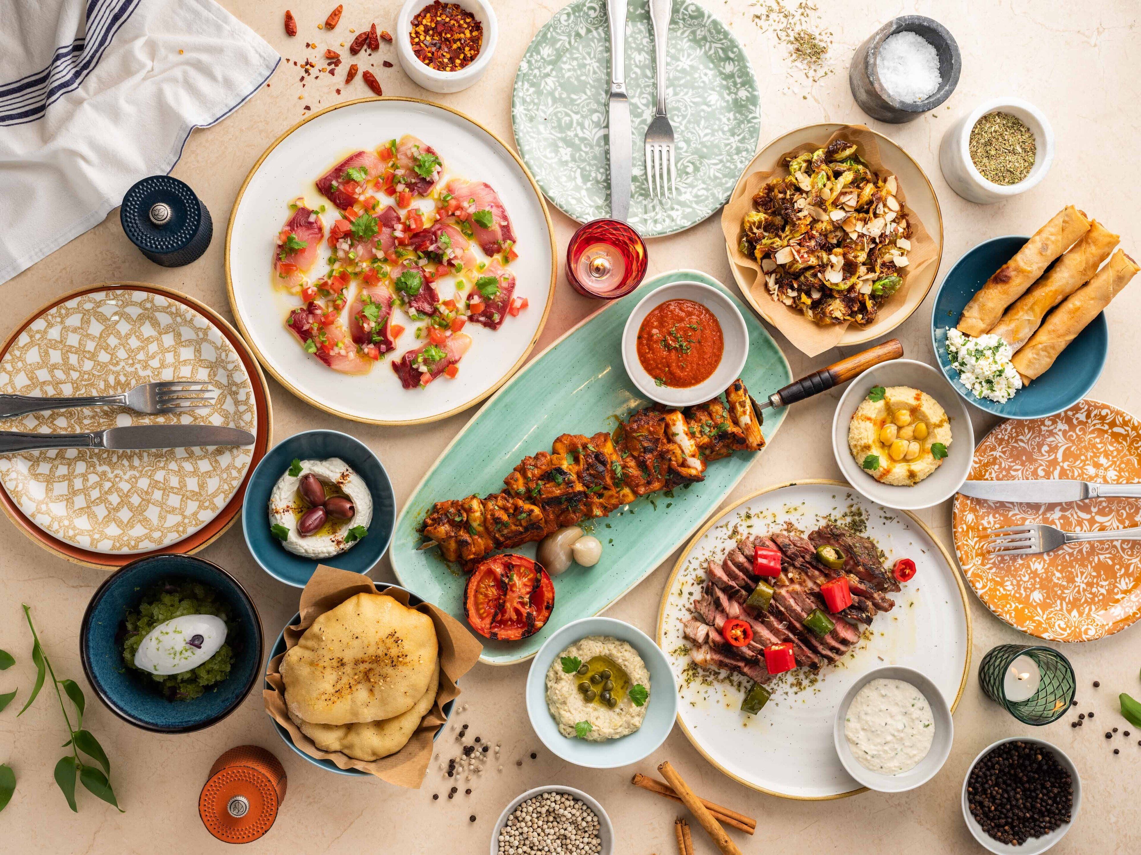 breakfast, lunch, dinner served; mediterranean cuisine