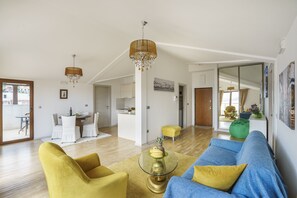 Apartment, 2 Bedrooms, Sea View (NO-11) | Living area | 42-inch flat-screen TV with satellite channels, TV - Tivat Montenegro (Tivat)