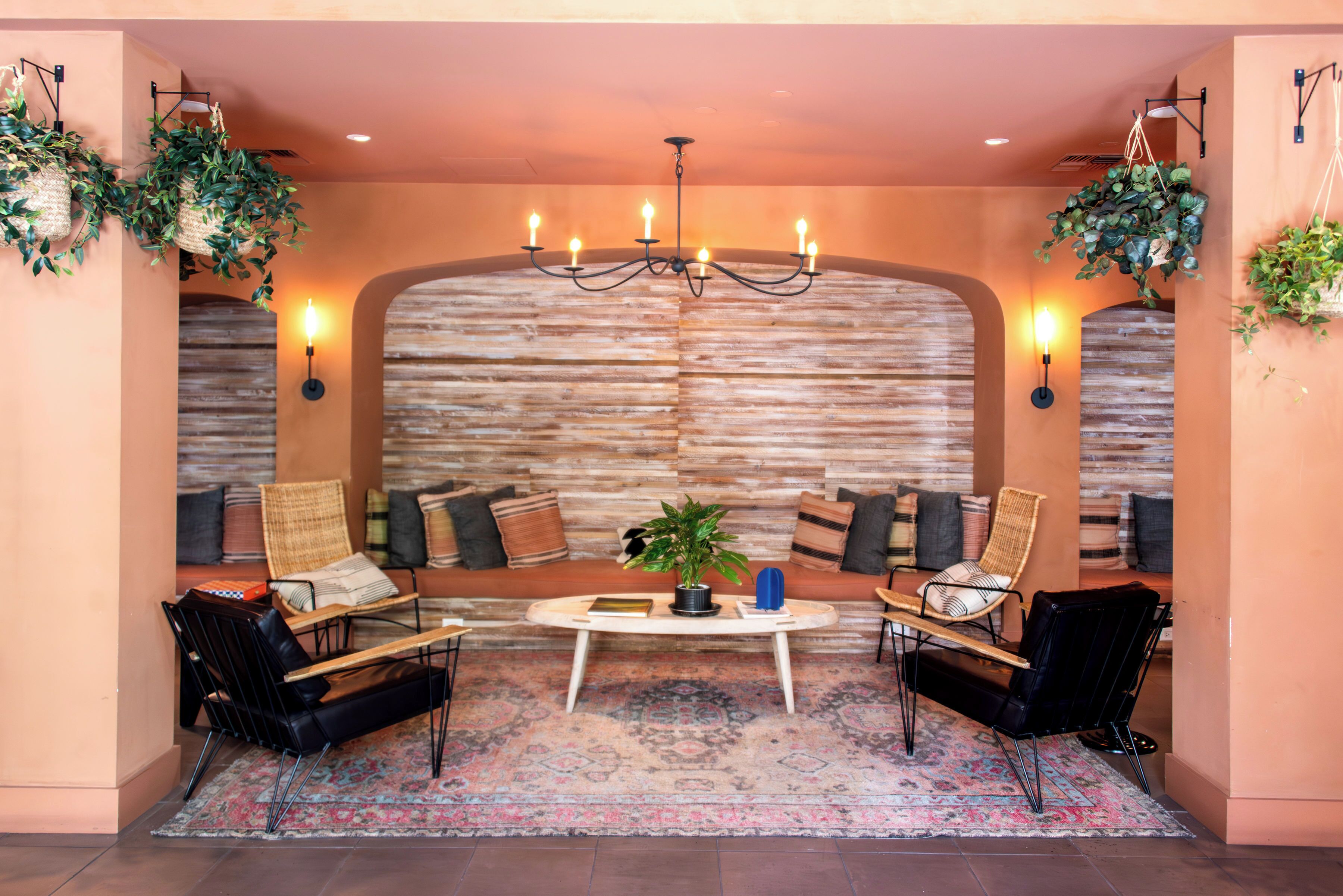 Sala de estar en el lobby