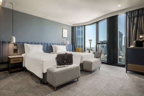 Habitación Premium, 2 camas individuales (High Floor) | Ropa de cama de alta calidad, caja fuerte, decoración individual