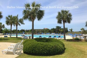 Pool - Ocean Front & pool view. Hunting Island pass included (Saint Helena Island)