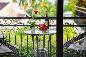 Udsigt fra overnatningsstedet