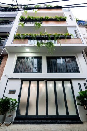 Fassade der Unterkunft