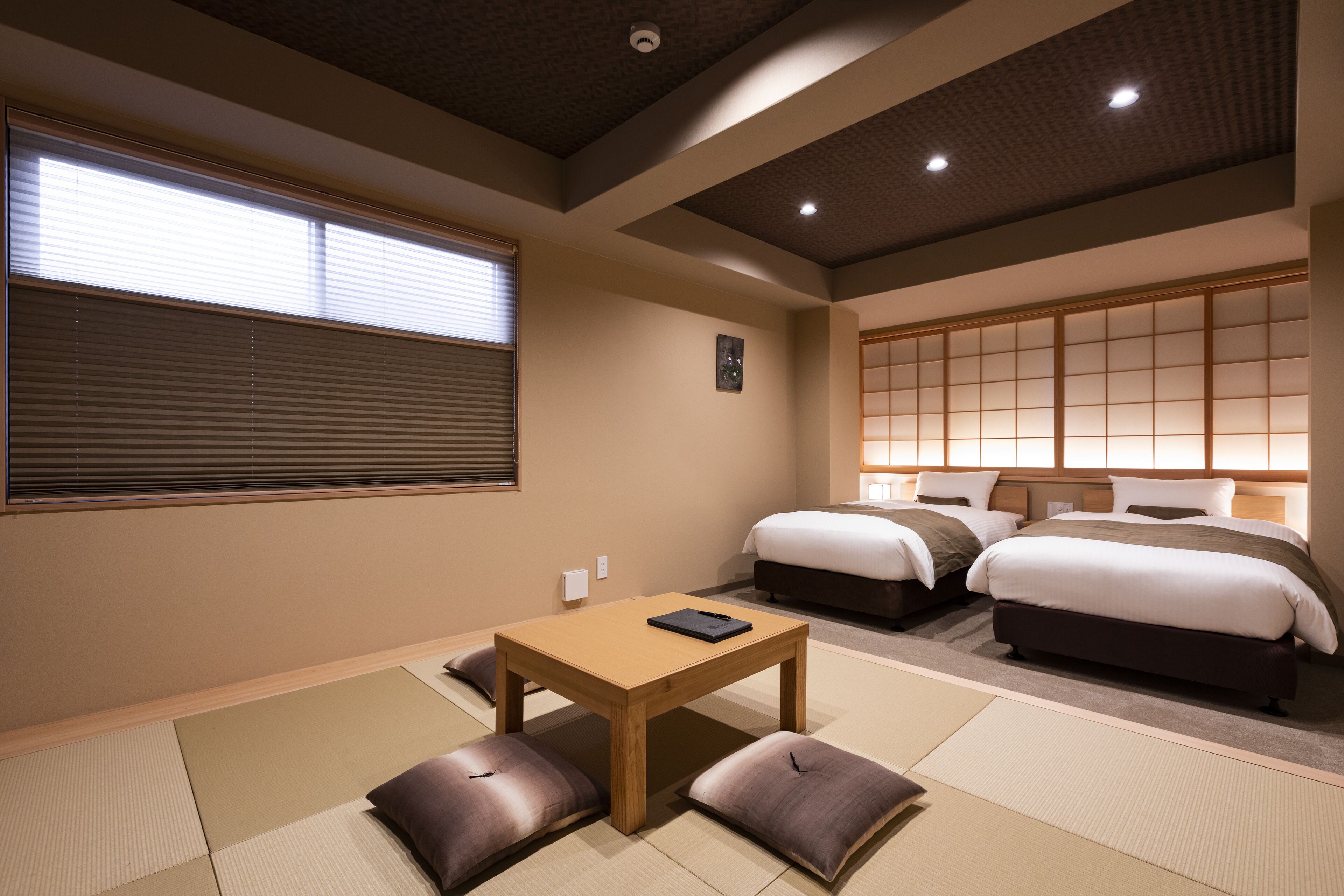 Moderate Twin Room with Tatami | Down comforters, desk, free WiFi, bed sheets