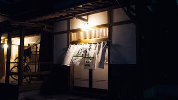 Front of property – evening/night