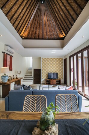 Villa, Private Pool | Living area | Flat-screen TV - MariJo Villa (Ubud)