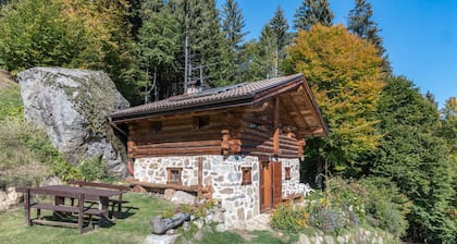 Ferienhaus "Baita Pizabornè" mit Bergblick und Garten