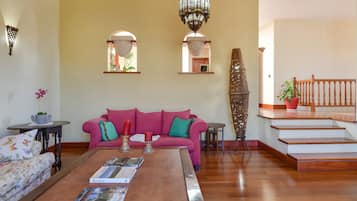 TV, DVD player, stereo