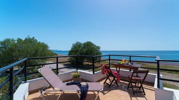 Twin Room, Sea View, Beachside | Balcony view