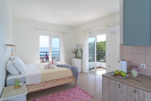 Double Room, 1 Bedroom, Sea View, Beachside - Sea & Sun (Rhodes)