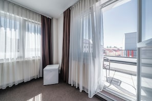 Doppel- oder Zweibettzimmer, 1 Schlafzimmer, Balkon | Schreibtisch, kostenloses WLAN