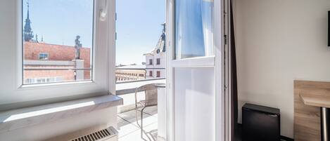 Doppel- oder Zweibettzimmer, 1 Schlafzimmer, Balkon | Schreibtisch, kostenloses WLAN