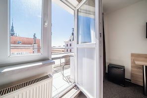 Doppel- oder Zweibettzimmer, 1 Schlafzimmer, Balkon | Schreibtisch, kostenloses WLAN