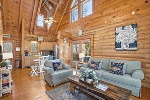 TV connectée, cheminée