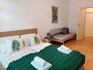 1 Schlafzimmer, Bügeleisen/Bügelbrett, kostenloses WLAN, Bettwäsche