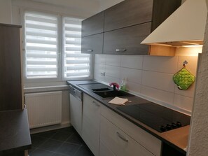 Kühlschrank, Ofen, Herdplatte, Geschirrspüler