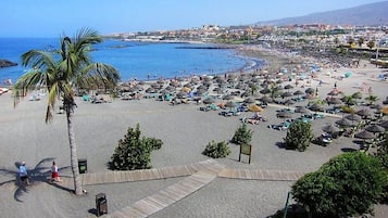 Vlak bij het strand