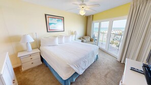 Condo, 2 Bedrooms | 2 bedrooms, iron/ironing board, free WiFi - Seacrest 605 is a 2 BR Gulf Front on Okaloosa Island by RedAwning (Fort Walton Beach)