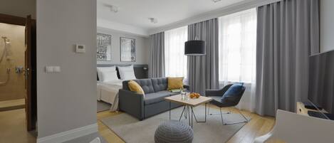 Värdeförvaringsskåp på rummet, strykjärn/strykbräda och wi-fi