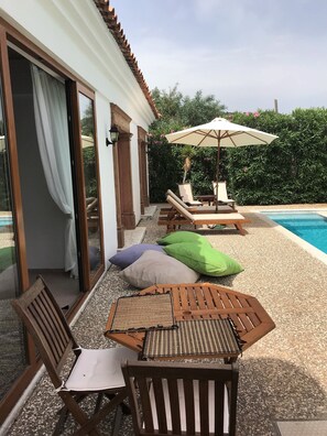 Terrace/patio - Olive Grove Villa, private pool & whirl pool, total privacy (Marmaris)