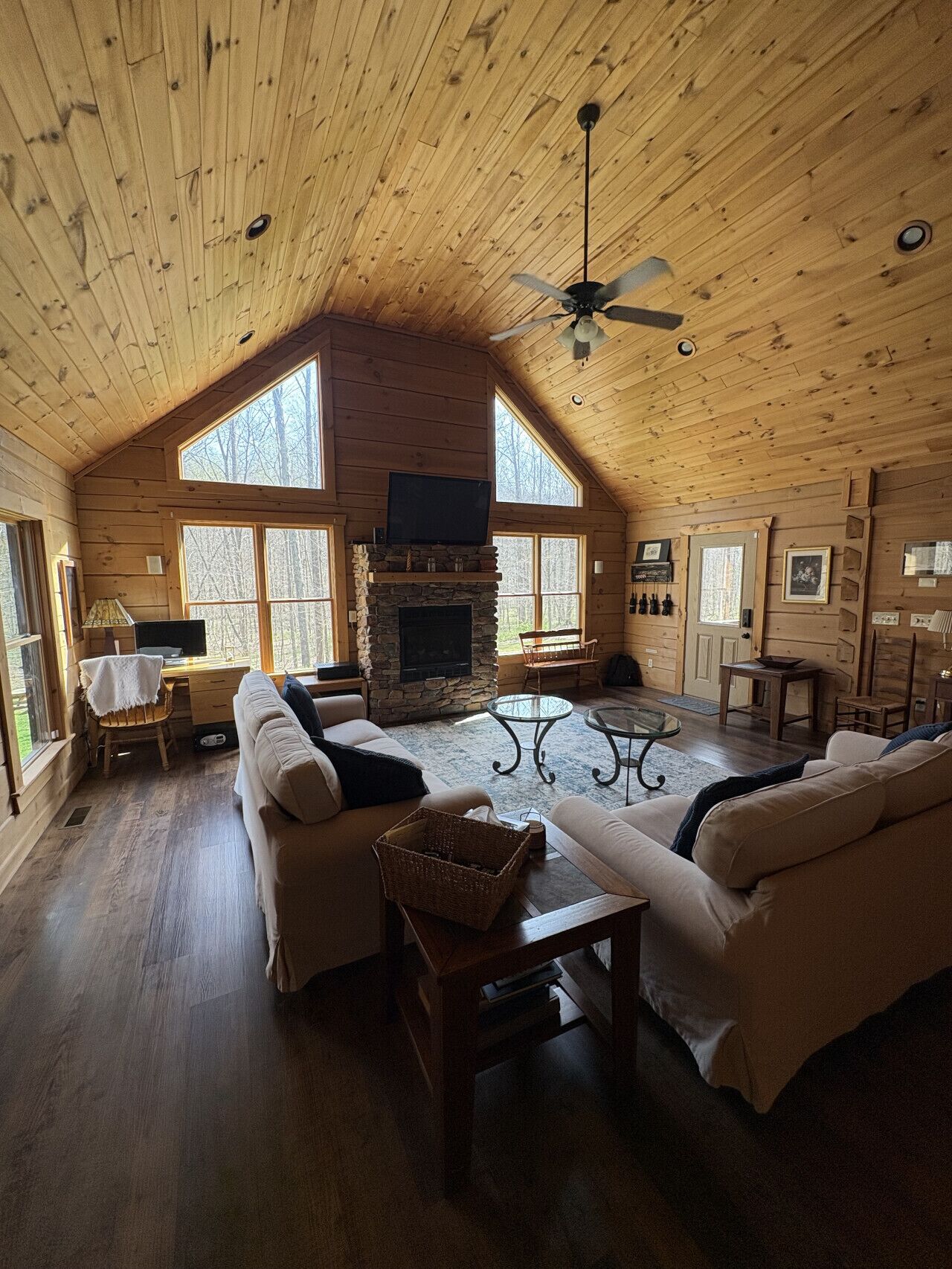 智能電視、壁爐、Netflix、Hulu