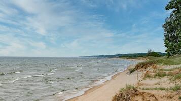 Sillas reclinables de playa, toallas de playa