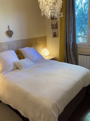 2 bedrooms, iron/ironing board, free WiFi, bed sheets