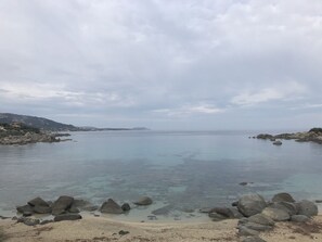On the beach
