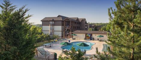 Indoor pool, outdoor pool