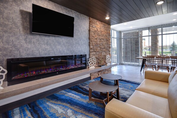 Sala de estar en el lobby