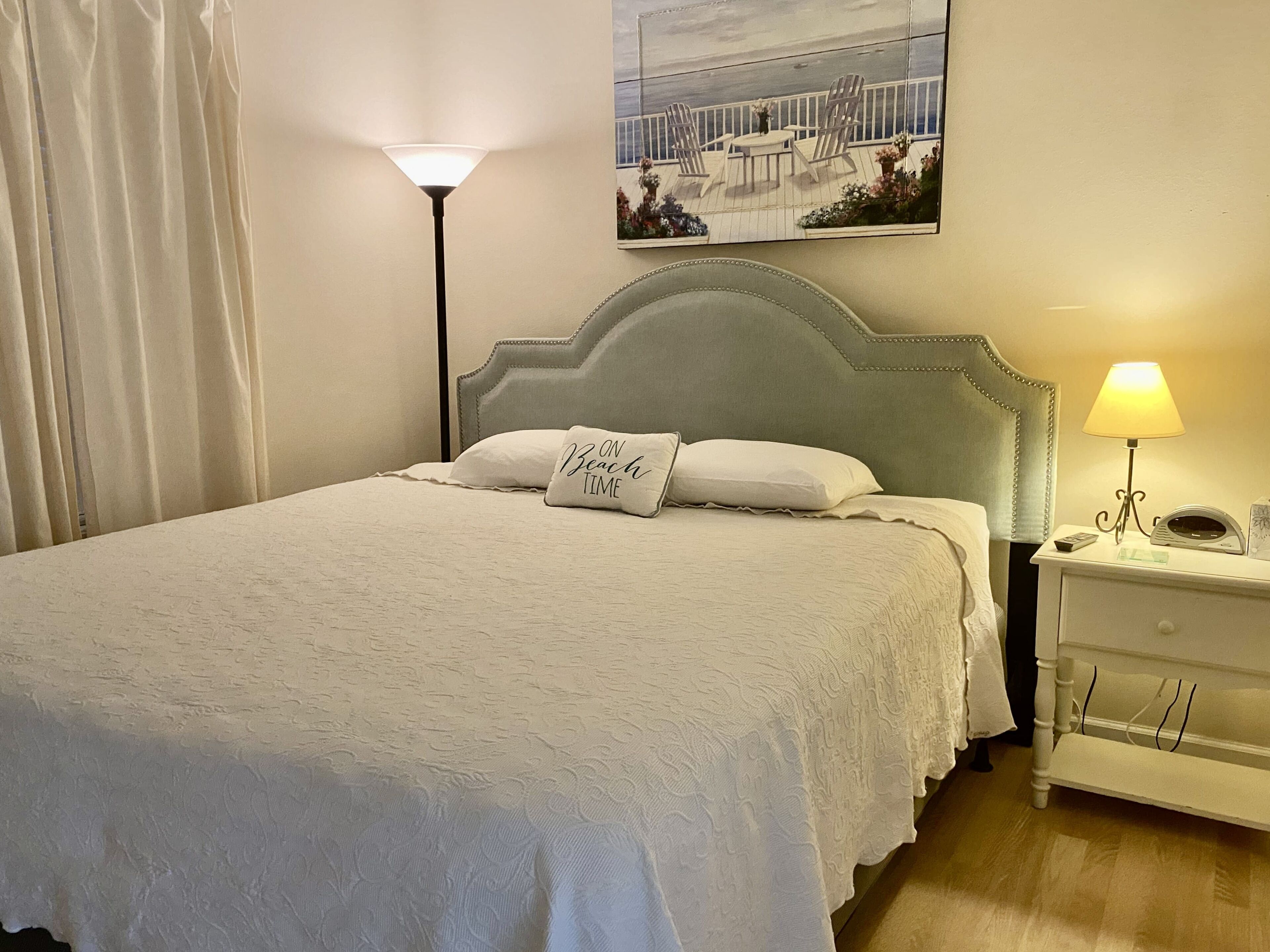 Premium bedding, individually decorated, individually furnished