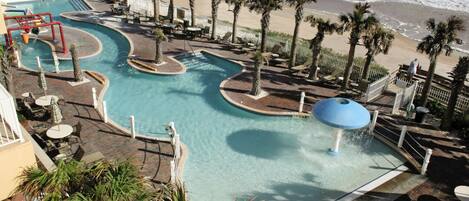 Indoor pool, outdoor pool