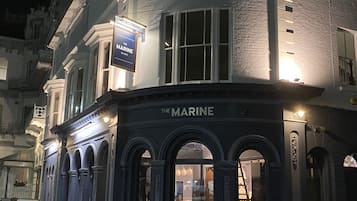 Front of property – evening/night