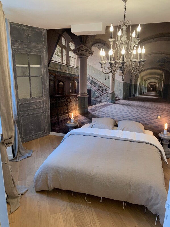 2 chambres, fer et planche à repasser, Wi-Fi gratuit, draps fournis