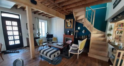 St Valery port, maison de pecheur terrasse wifi