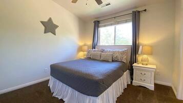 3 bedrooms, iron/ironing board, travel crib, WiFi