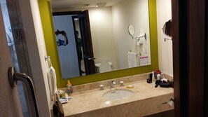 Shower, hair dryer, towels, soap - BUGANVILLIAS RESORT FRONT BEACH GROUND FLOOR 8 PEOPLE LUXURIOUS, FULL AMENITIES (Puerto Vallarta)