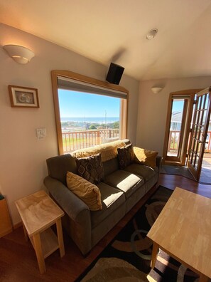 TV, fireplace, DVD player