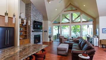 Smart TV, fireplace, offices