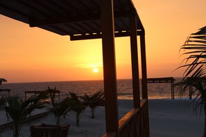 Vue sur la plage/l’océan